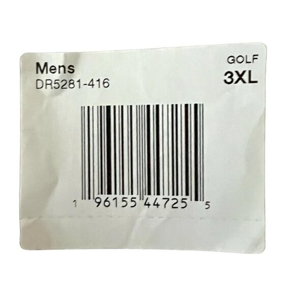 Nike Mens Blue Zip Up Dri FIT Moisture Wick Golf Tour Shirt Plus Sz 3XL New - Picture 10 of 12